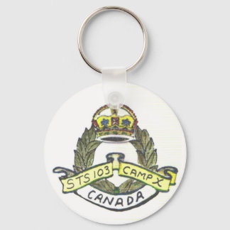 Camp-X Crest Keychain