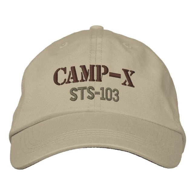 Camp-X Embroidered Cap (Khaki) (Front)