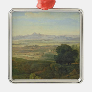 Campagna Landscape Metal Tree Decoration