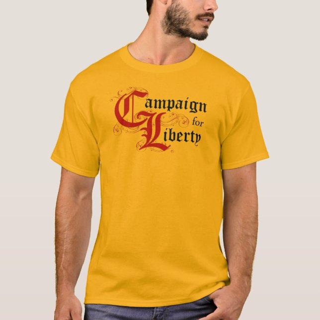 Campaign for Liberty (Ask me About:) T-Shirt (Front)
