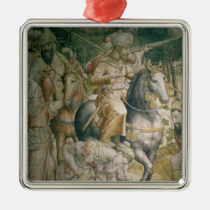 Campaign of Emperor Charles V against the Turks Metal Tree Decoration