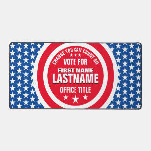 Campaign Political Template Desk Mat