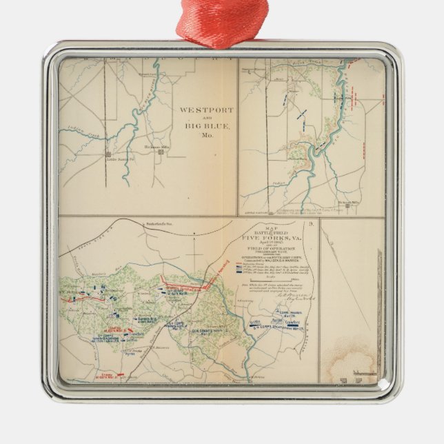 Campaign Sterling Price Metal Tree Decoration (Front)
