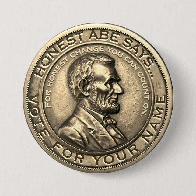 Campaign Template Fun Memorable 7.5 Cm Round Badge (Front)