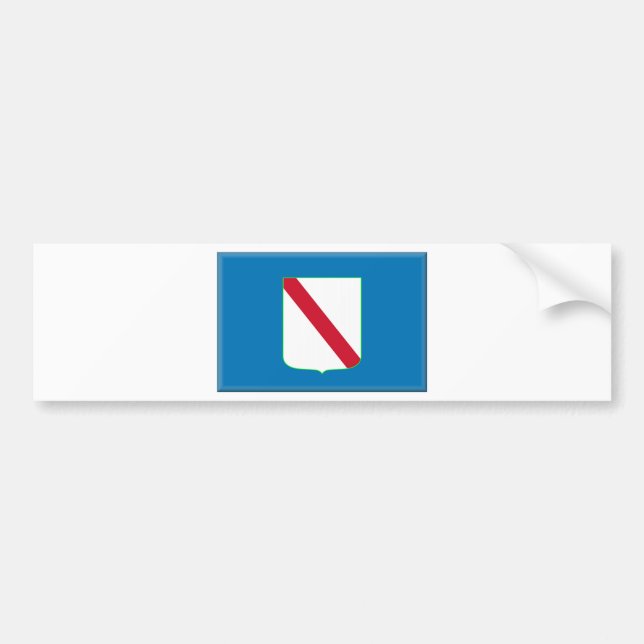 Campania (Italy) Flag Bumper Sticker (Front)