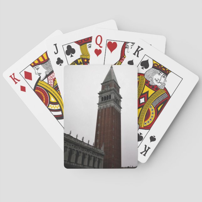 Campanile Piazza San Marco Playing Cards (Back)