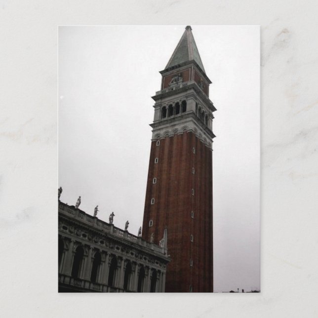 Campanile Piazza San Marco Postcard (Front)