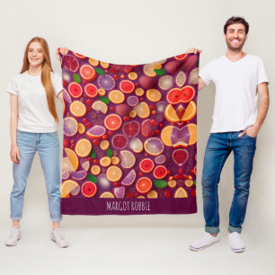 Campari Soda Colourful Pattern Fleece Blanket