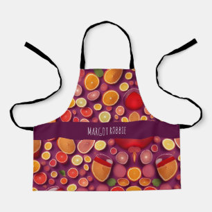Campari Soda Grapefruit Colourful Pattern Apron