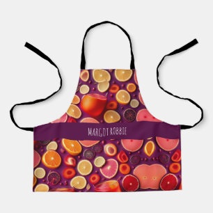Campari Soda Orange  Pattern Apron