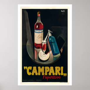Campari Vintage Advertising Poster