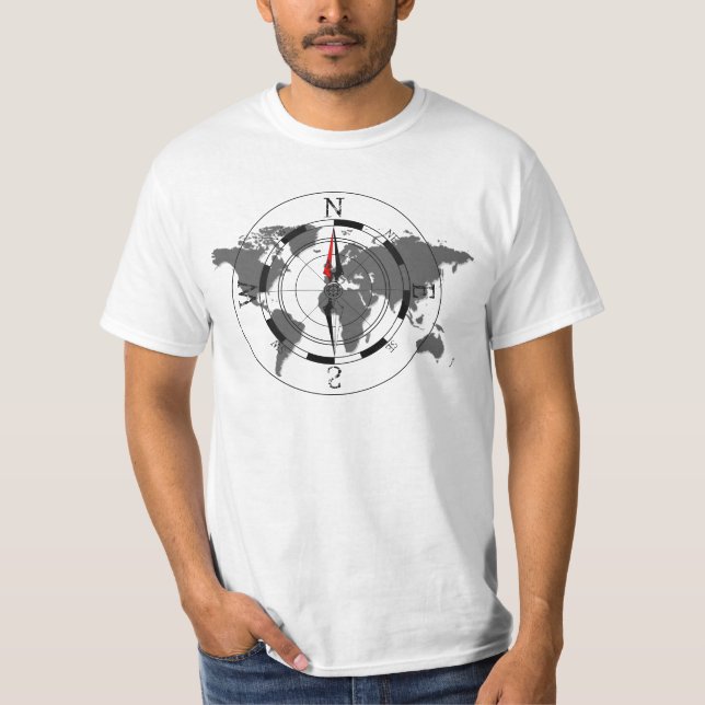 Campass World Grey Value T-Shirt (Front)