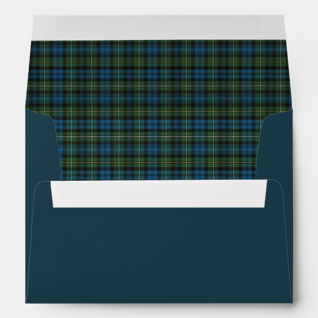 Campbell Argyll Original Scottish Tartan Envelope (Back (Bottom))
