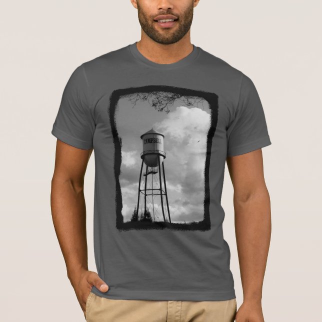 Campbell CA Water Tower Men's T-Shirt (Front)