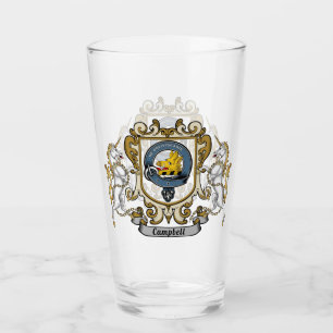 Campbell Clan Badge Glass