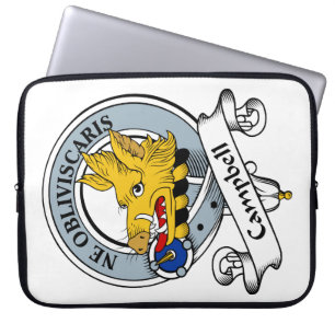 Campbell Clan Badge Laptop Sleeve