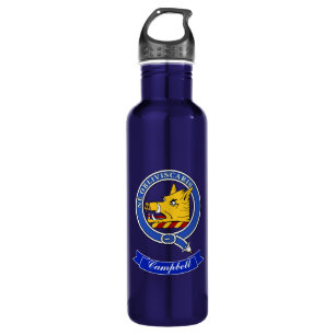 Campbell Clan Badge Personalised 710 Ml Water Bottle