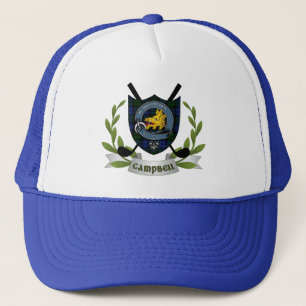 Campbell Clan Badge & Tartan Golf Trucker Hat