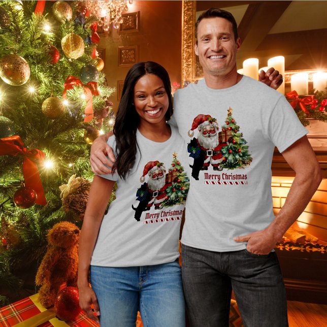 Campbell Clan Scottie Dog Christmas Personalised  T-Shirt (Creator Uploaded)