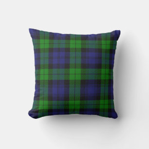 Campbell Clan Tartan Plaid Black Watch Cushion