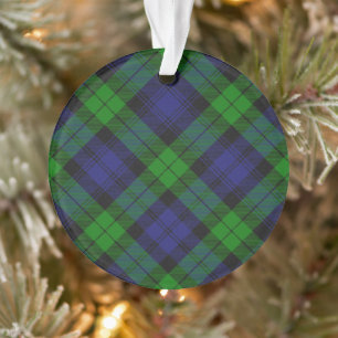 Campbell Clan Tartan Plaid Black Watch Ornament