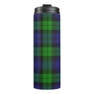 Campbell Clan Tartan Plaid Black Watch Thermal Tumbler
