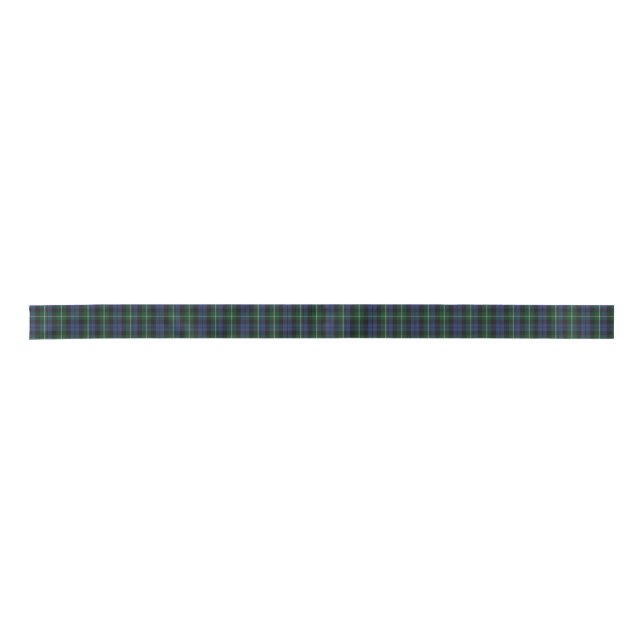 Campbell Clan Tartan Plaid Ribbon Satin Ribbon (Front)