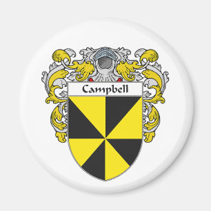 Campbell Coat of Arms (Mantled) Magnet
