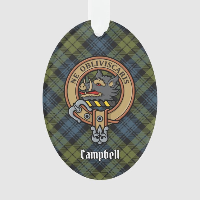 Campbell Crest Ornament (Front)