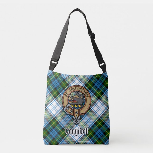 Campbell Crest over Dress Tartan Crossbody Bag (Front)