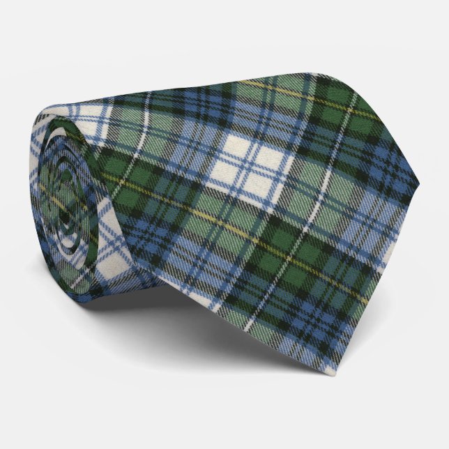 Campbell Dress Ancient Scottish Tartan Tie (Rolled)