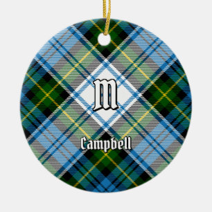 Campbell Dress Tartan Ceramic Tree Decoration