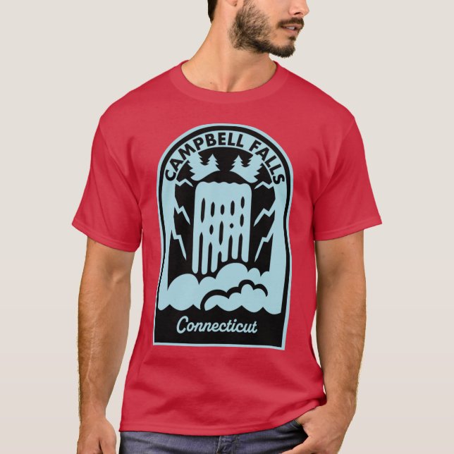 Campbell Falls Connecticut T-Shirt (Front)