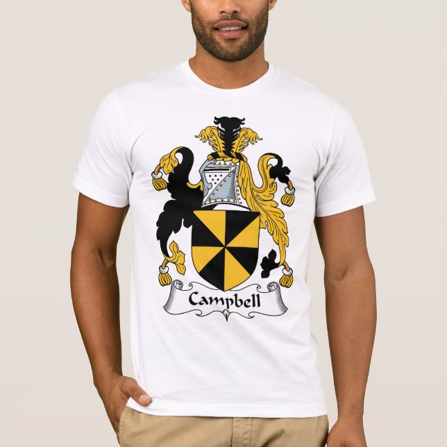 Campbell Family Crest T-Shirt (Front)