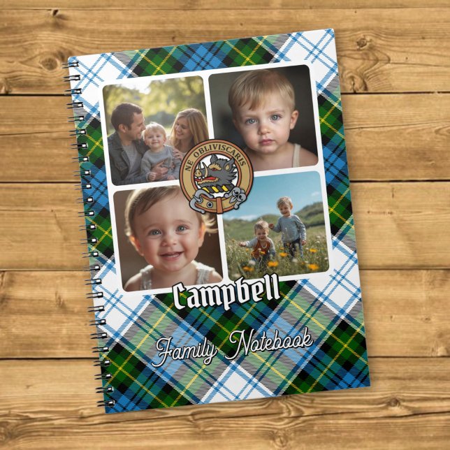 Campbell Family Photo Collage Notebook (Creator Uploaded)