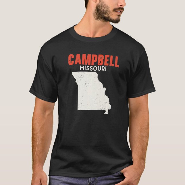 Campbell Missouri USA State America Travel Missour T-Shirt (Front)