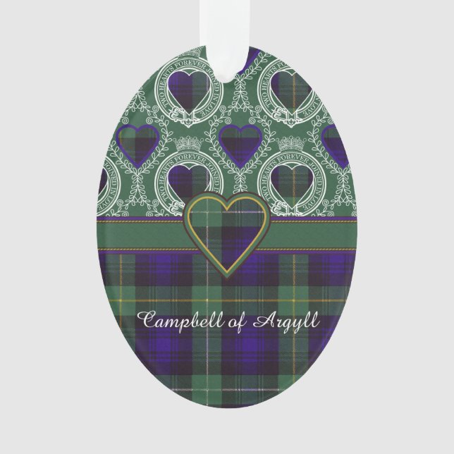 Campbell of Argyll clan Plaid Scottish tartan Ornament (Front)