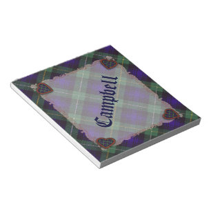 Campbell of Argyll Scottish clan tartan - Plaid Notepad