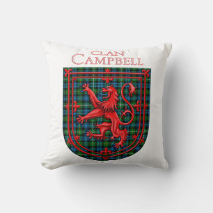 Campbell of Argyll Tartan Scottish Plaid Cushion