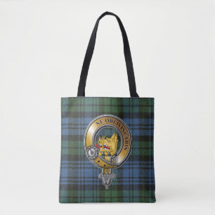 Campbell Tartan & Badge Tote Bag