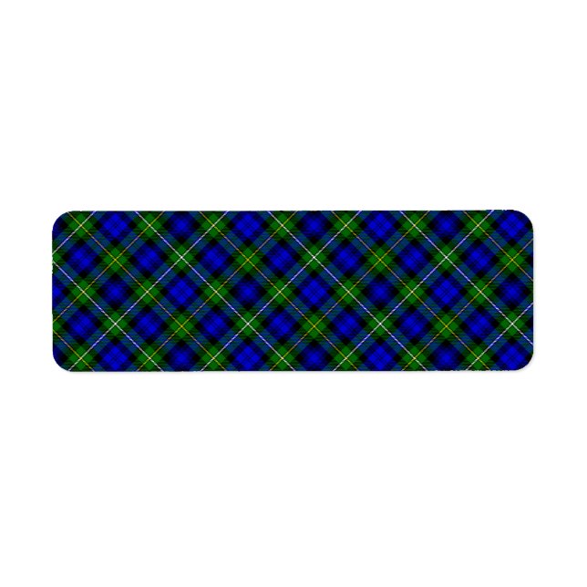 Campbell tartan blue green plaid (Front)