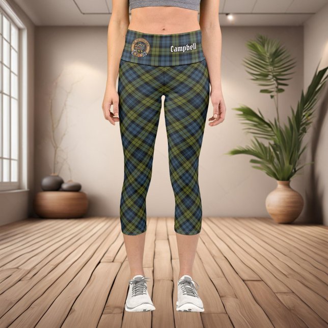 Campbell Tartan Capri Leggings (Creator Uploaded)