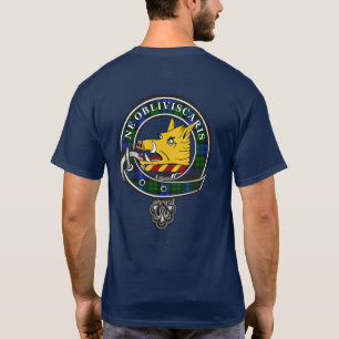 Campbell Tartan Clan Badge Personalised T-Shirt