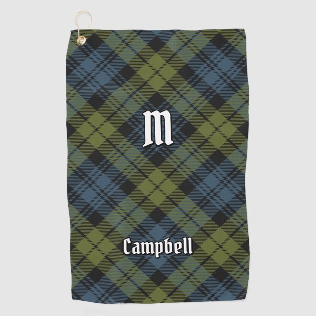 Campbell Tartan Golf Towel (Front)
