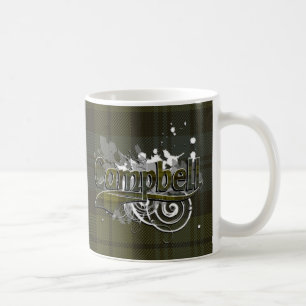 Campbell Tartan Grunge Coffee Mug