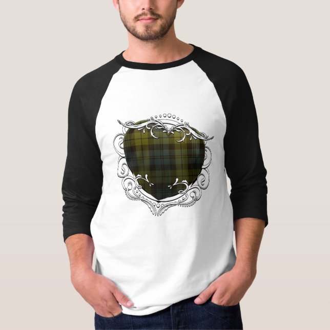 Campbell Tartan Heart T-Shirt (Front)