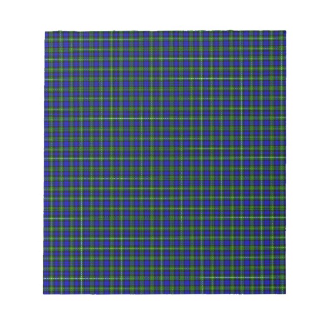 Campbell Tartan Notepad (Front)