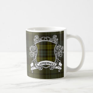 Campbell Tartan Shield Coffee Mug