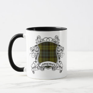Campbell Tartan Shield Mug