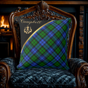 Campbell Tartan Throw Pillow